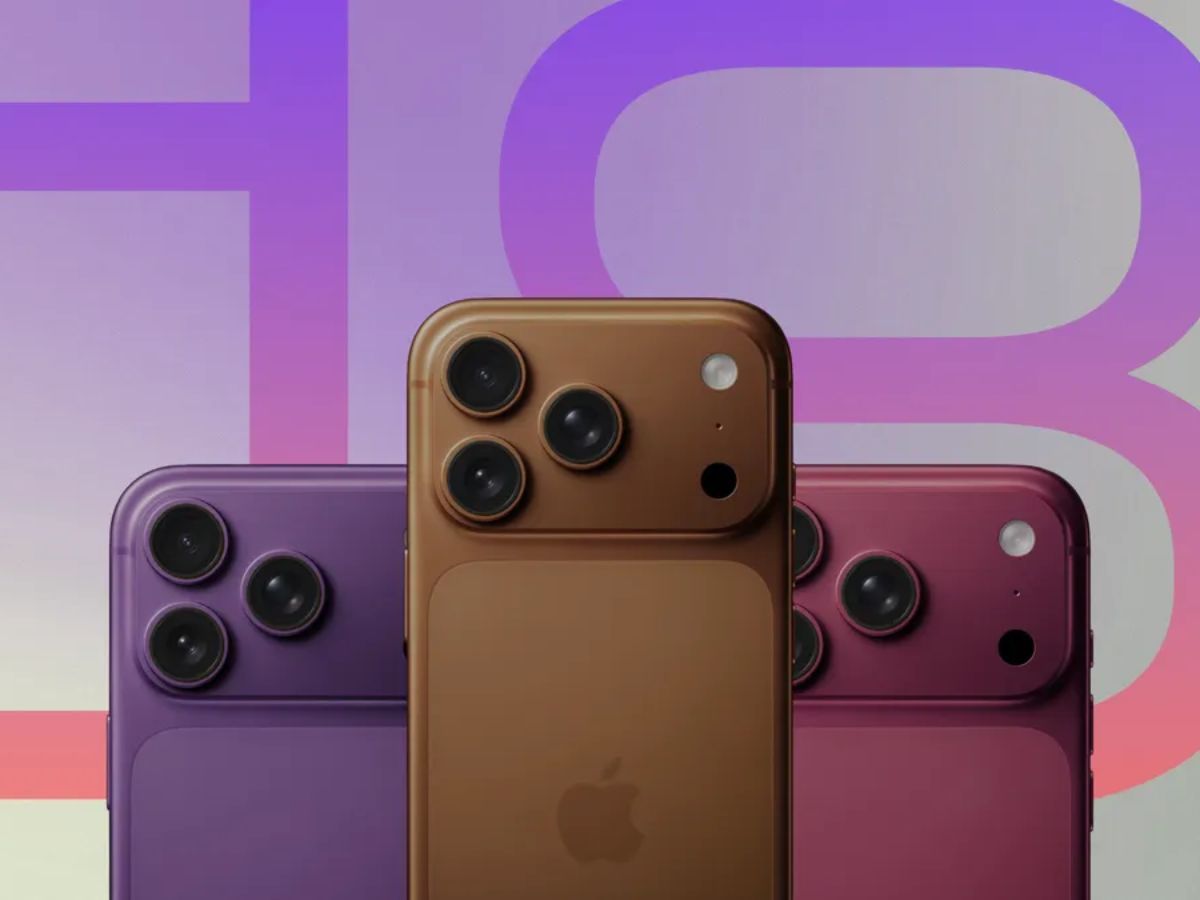 iPhone 18 Pro Max in three finishes